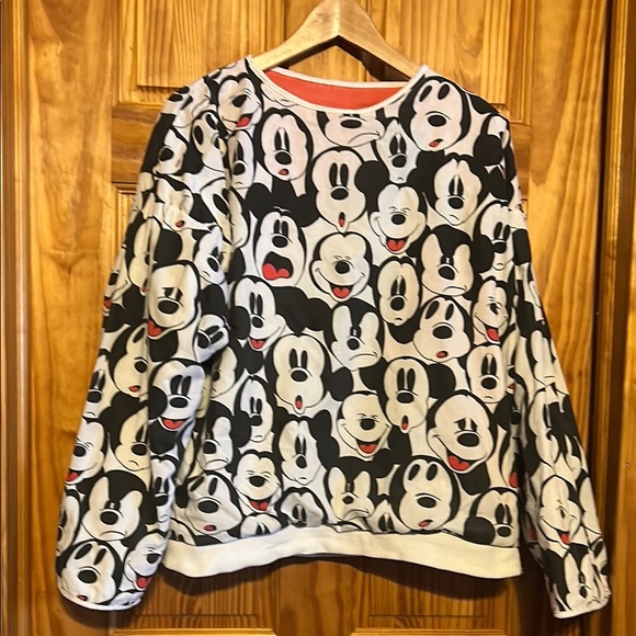Mickey Mouse Reversible Color-block Sweatshirt - Picture 5 of 11